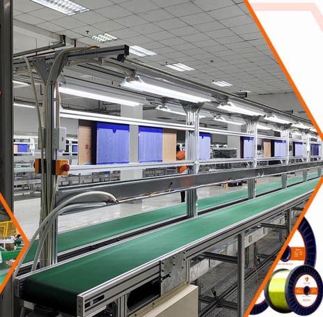 Sản xuất dây chuyển băng tải