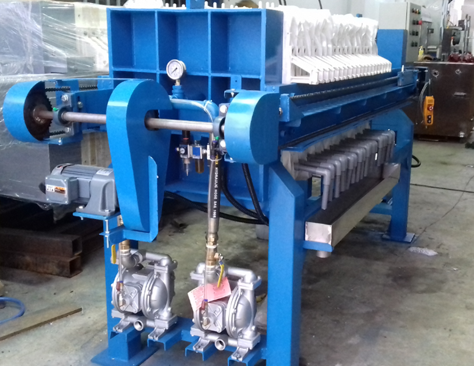 Sản xuất máy ép bùn